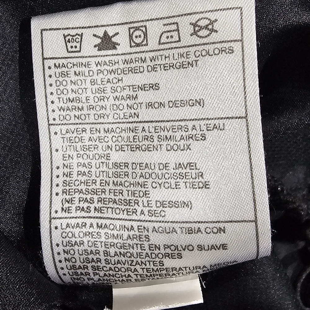 Nike Black Windbreaker with Lightweight Design and Stand-Up Collar size L - Picture 10 of 11